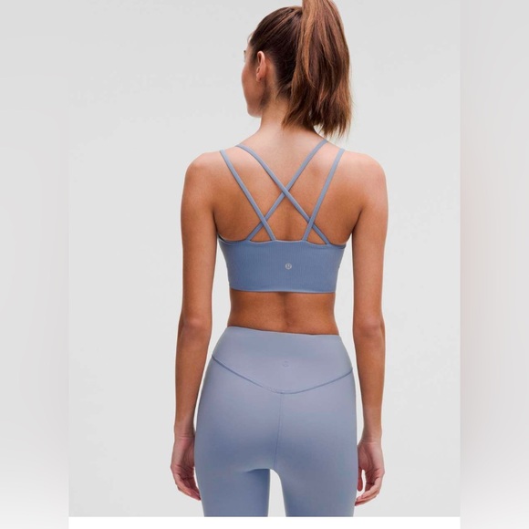 Lululemon Like a Cloud Ribbed Longline Bra *Light Support, size 14 B/C Cup - Picture 5 of 6